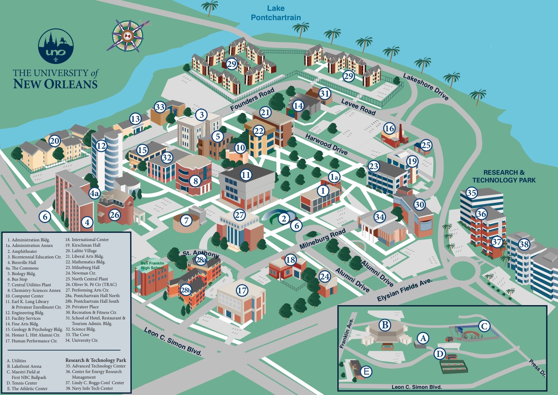 usna campus map